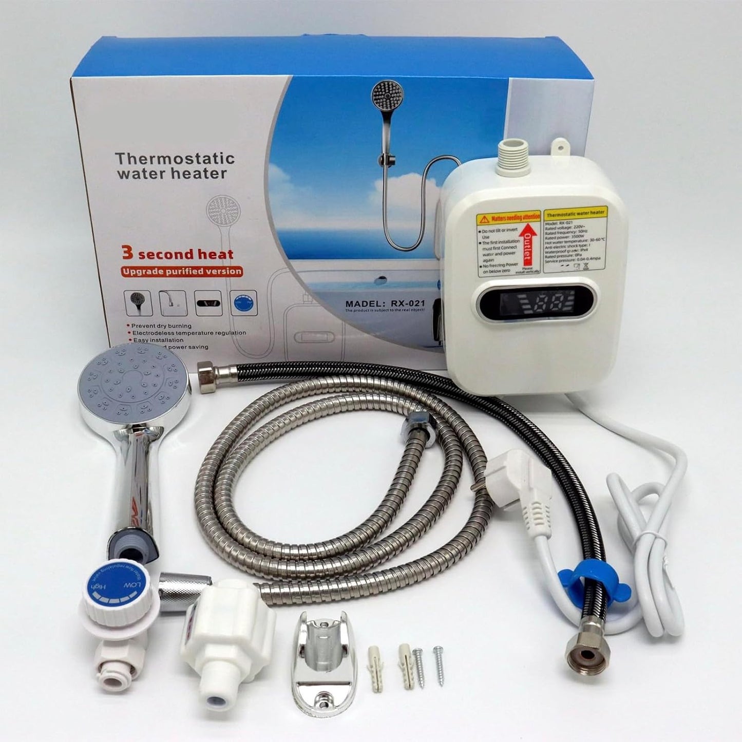 سخان الماء الفوري الذكي 🔥 دوش سخون فثواني… بلا خزان وبلا صداع